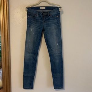 Madewell 8” skinny 25 tall